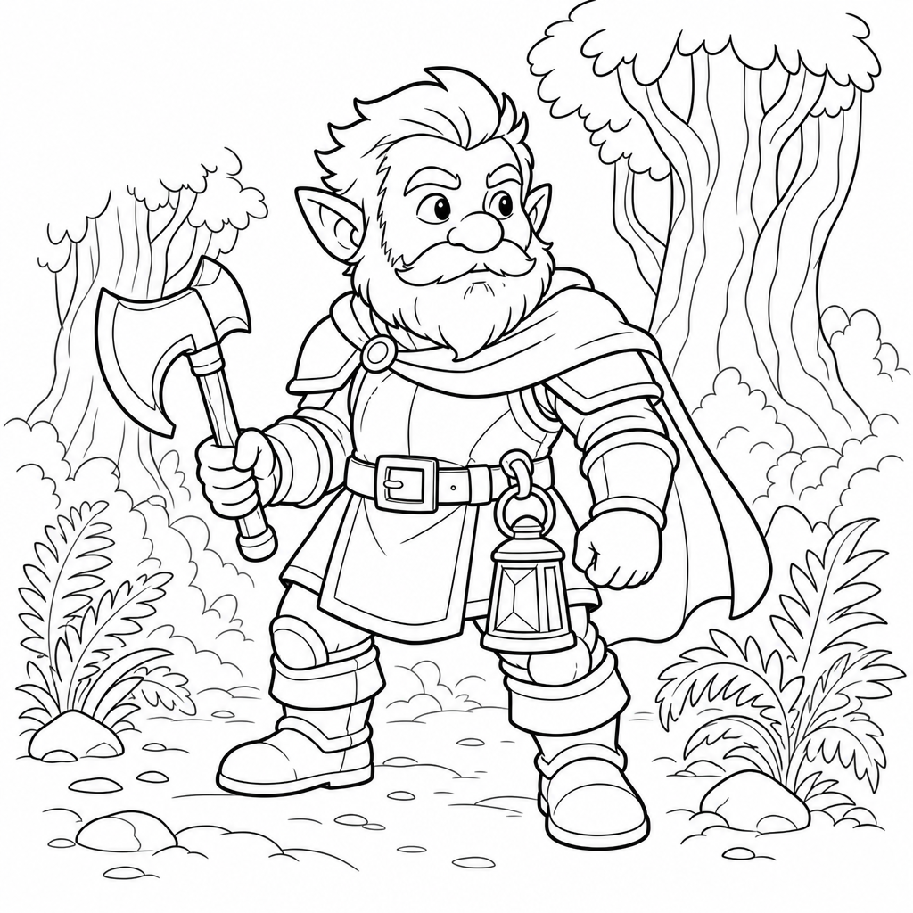 Bold & Easy coloring page