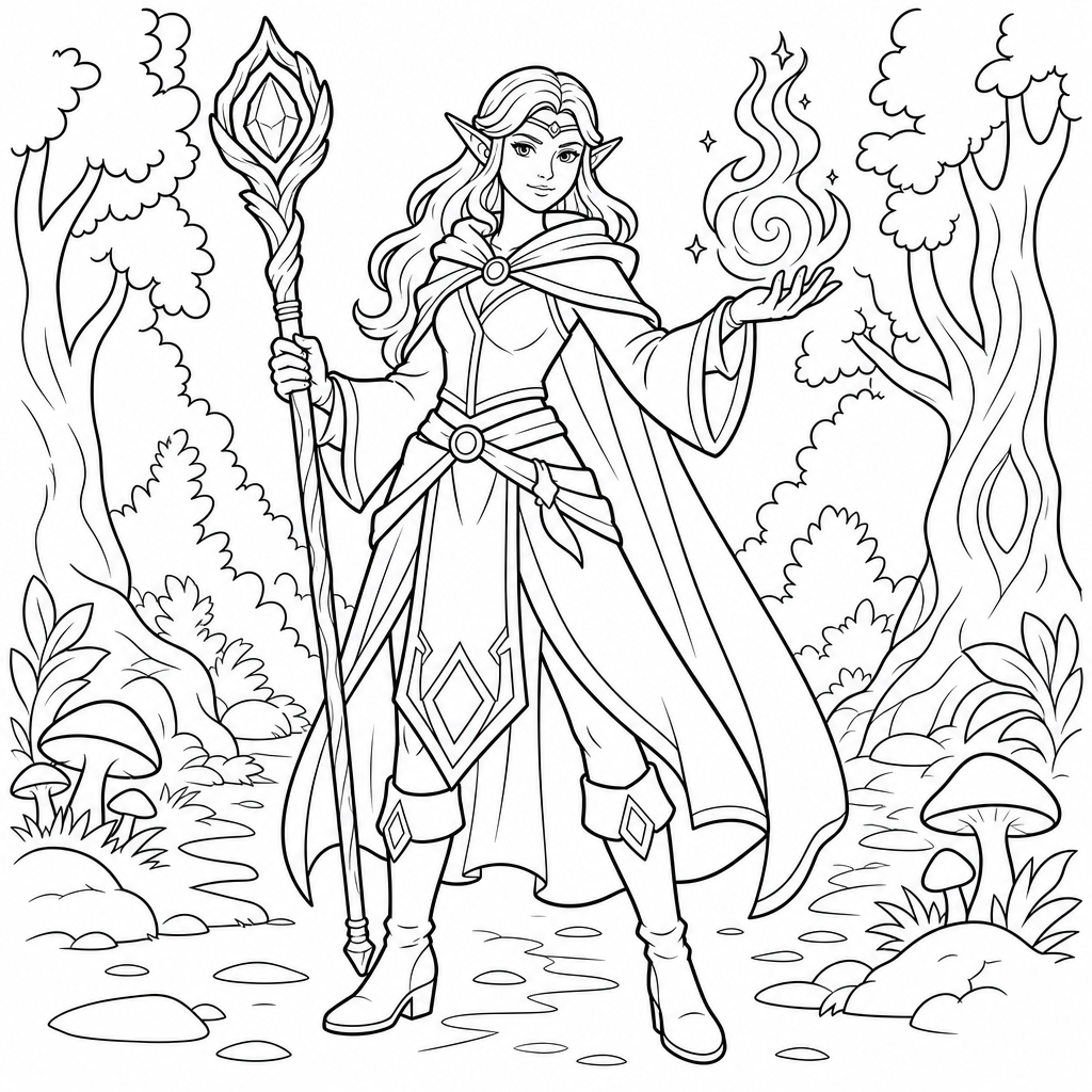 Bold & Easy coloring page