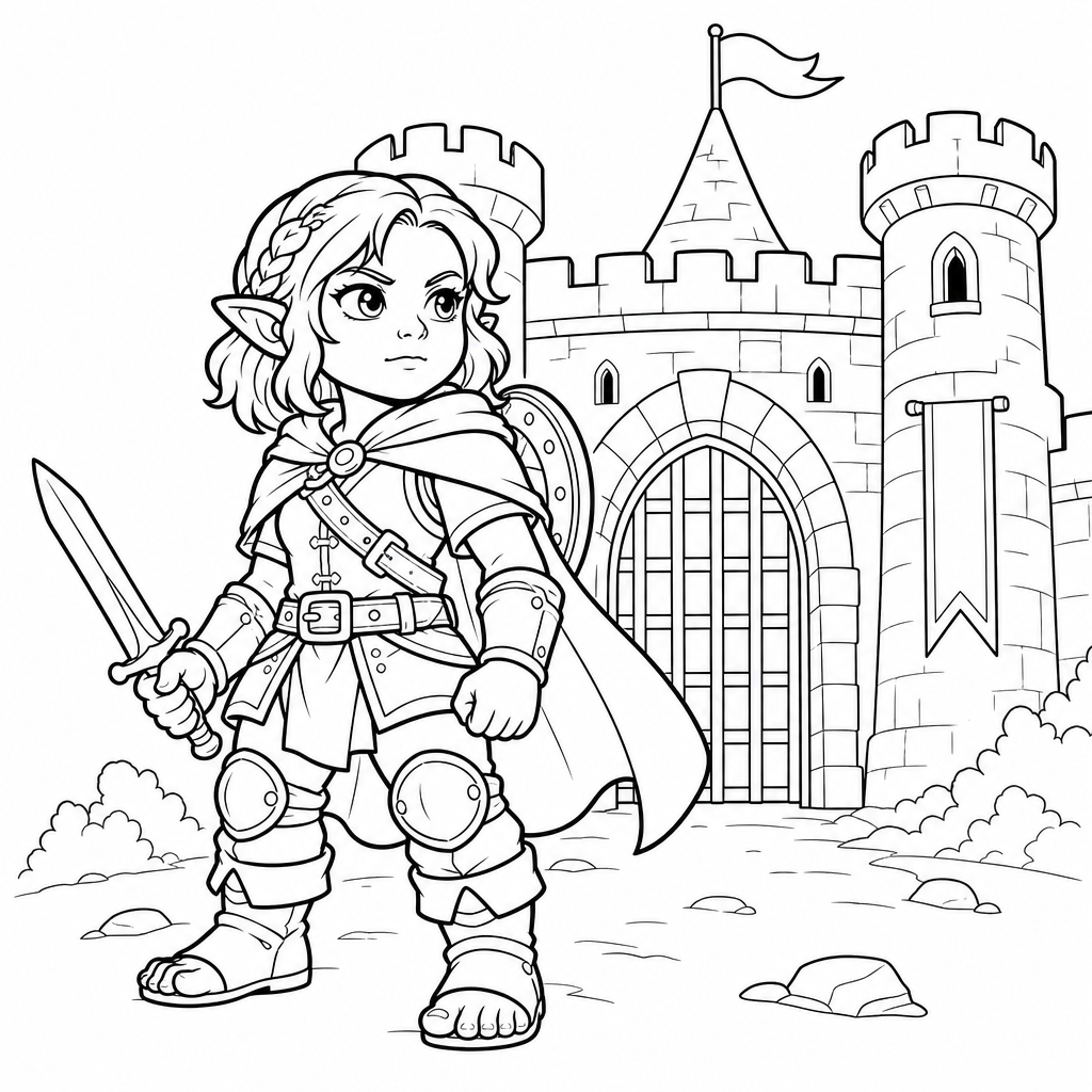 Bold & Easy coloring page